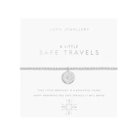 A Little 'Safe Travels' Bracelet | Silver Plated