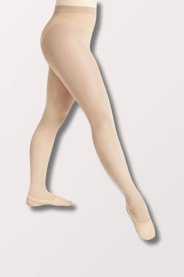 Adult Ultra Soft Self Knit Waistband Transition Tights (1916) - Nude