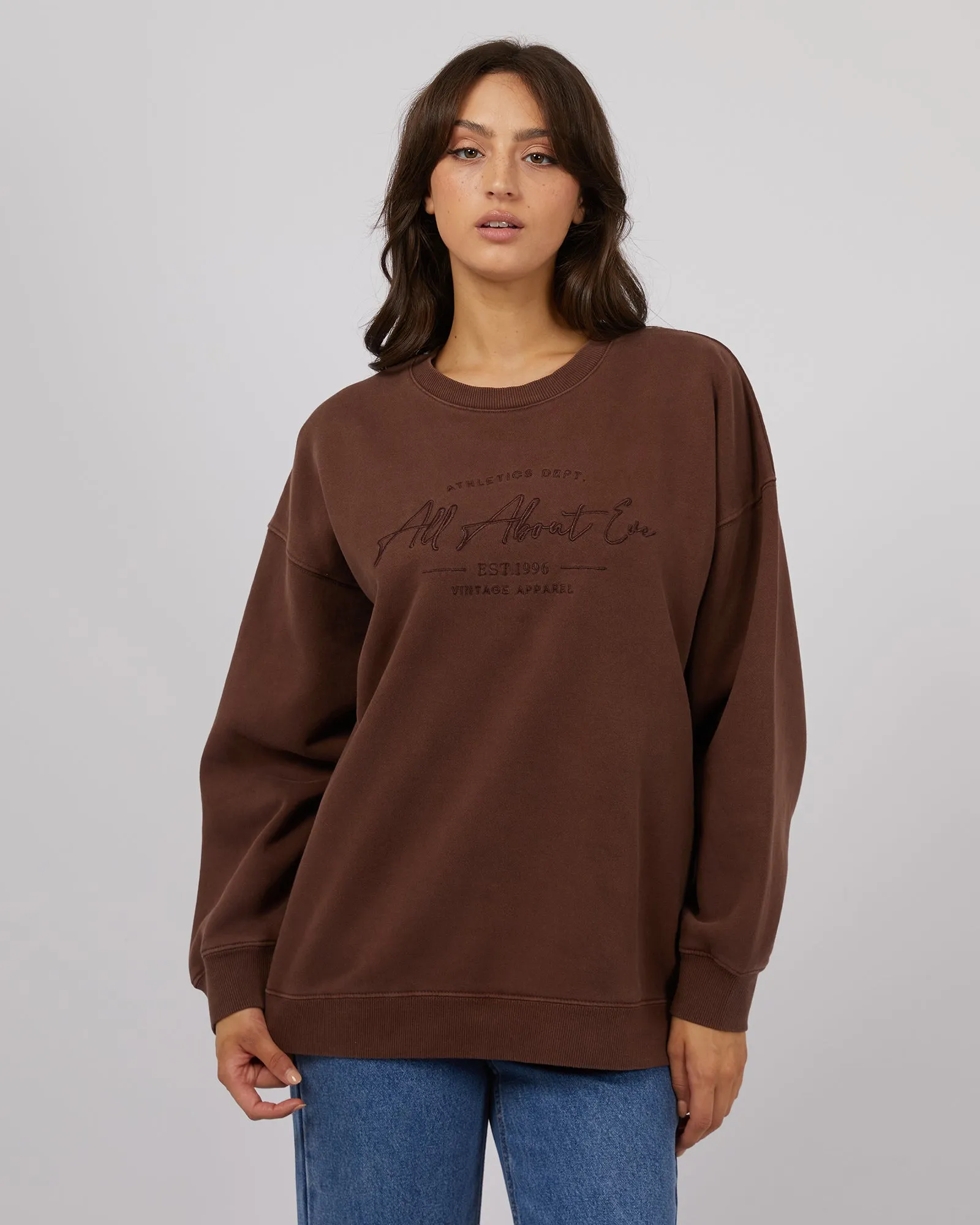 All About Eve Classic Crew Brown