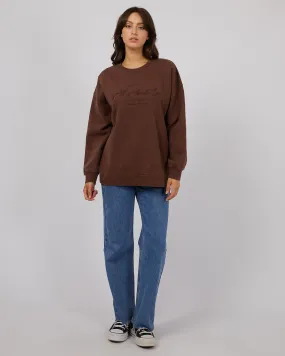 All About Eve Classic Crew Brown