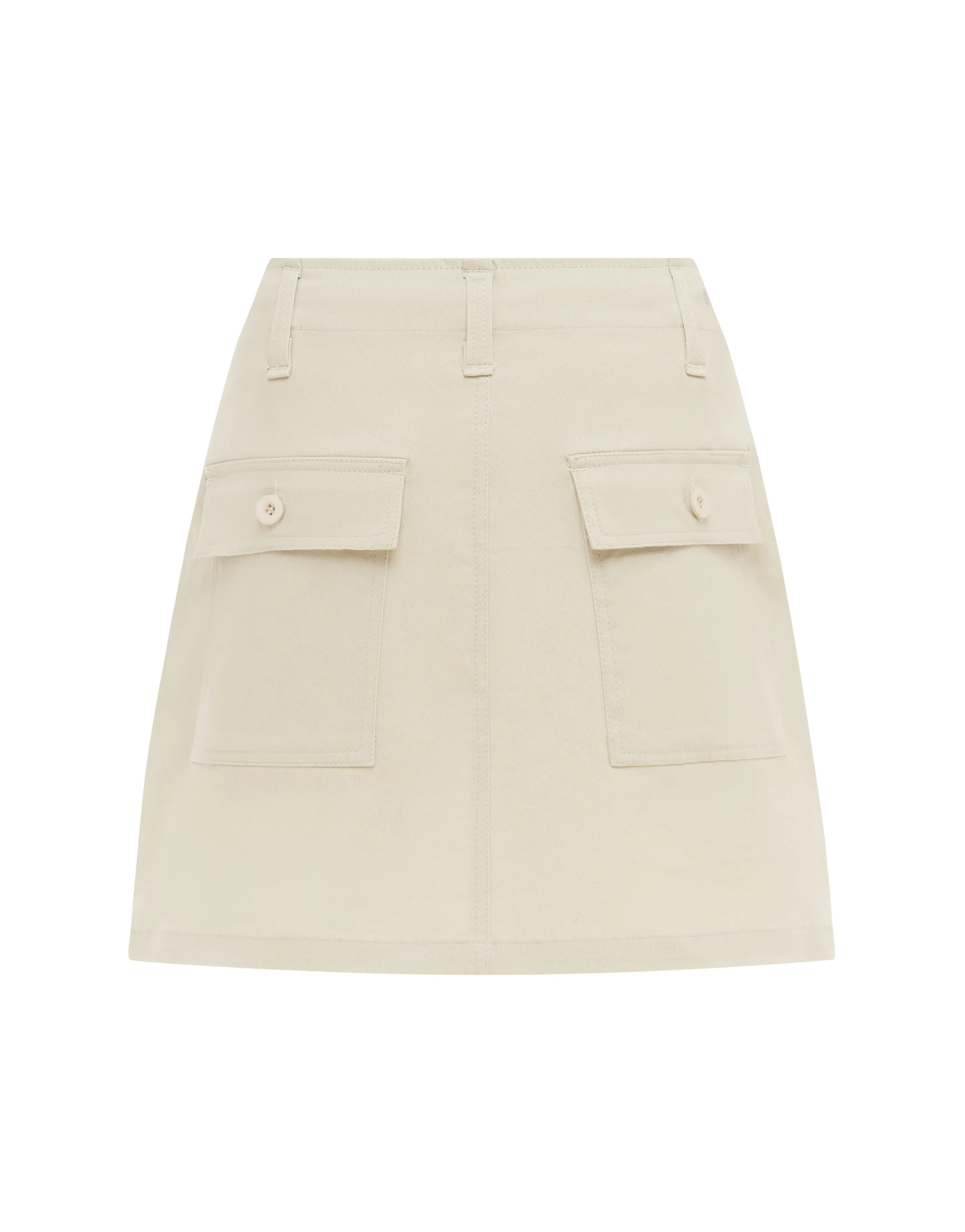 AW Desert Cargo Skirt- Oat (Beige)