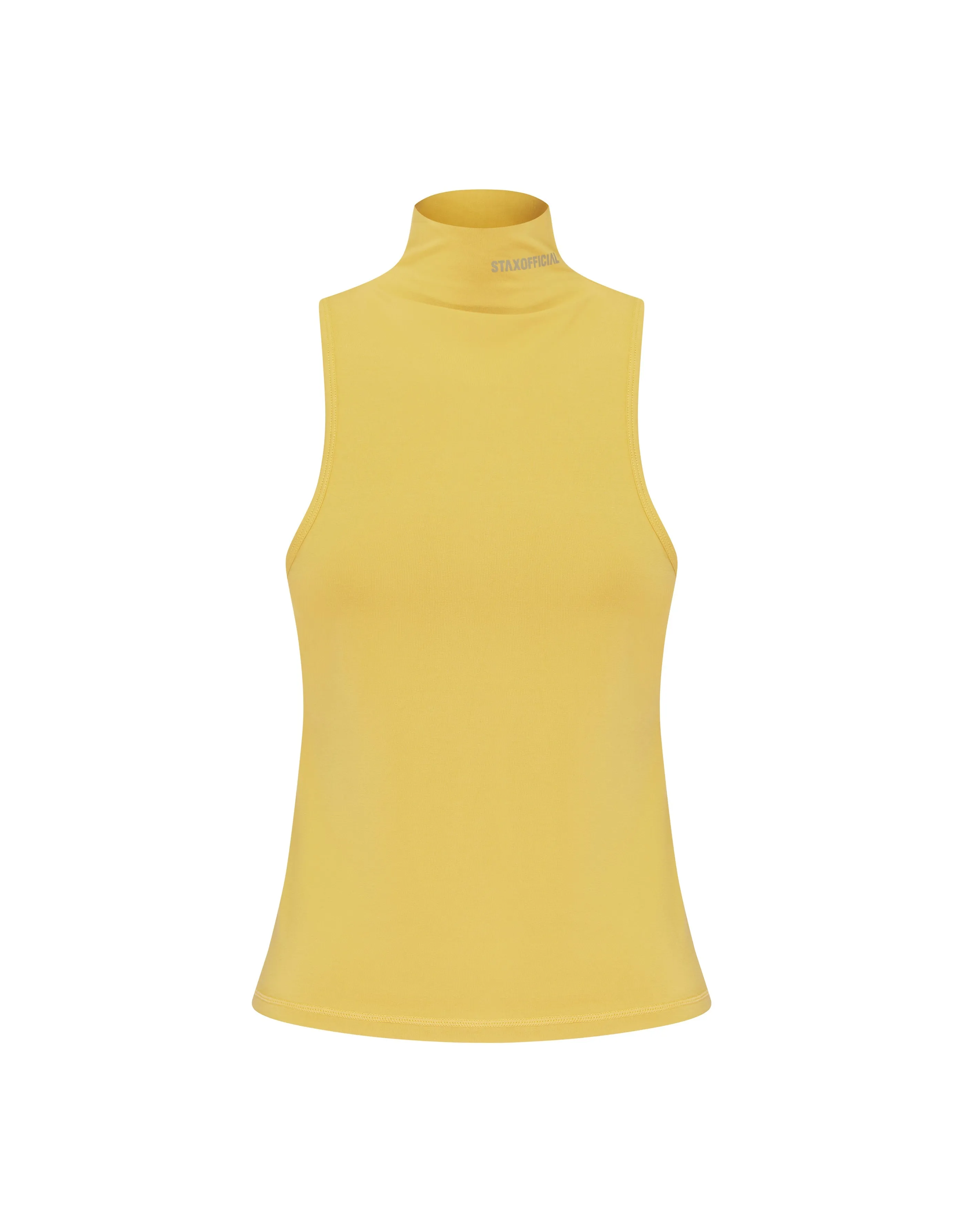 AW High Neck Tank - Dune (Mustard)