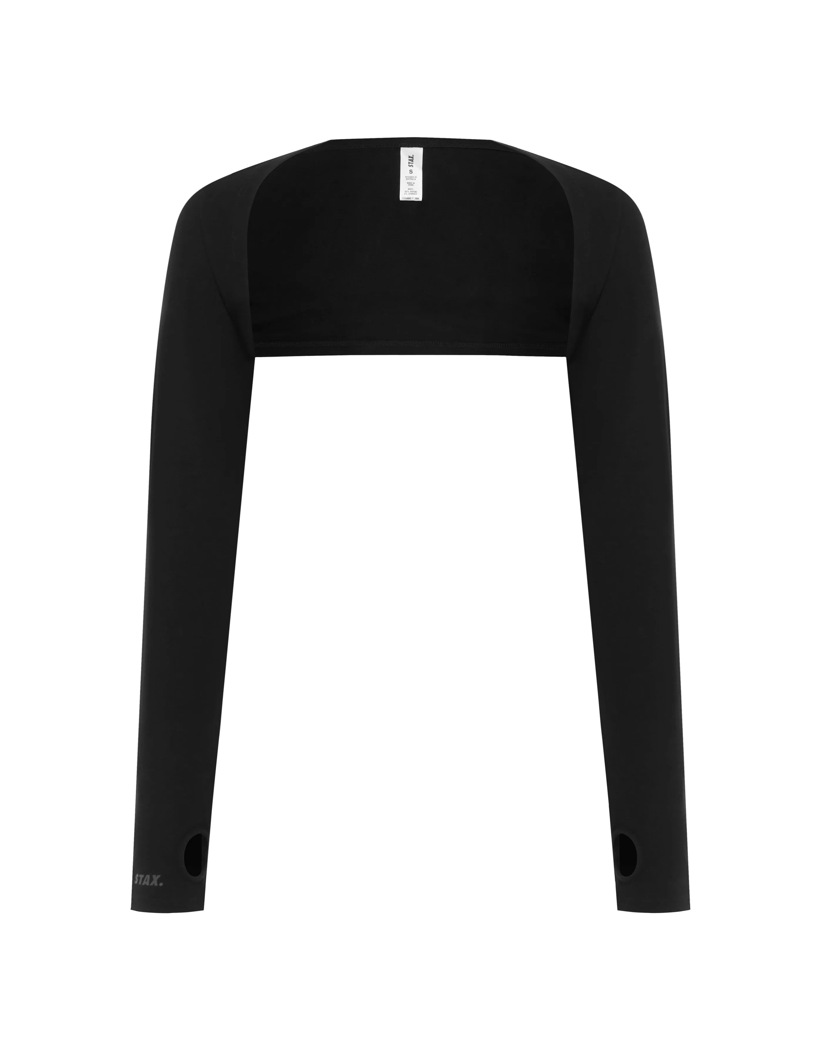 AW Sunrise Shrug- Storm (Black)