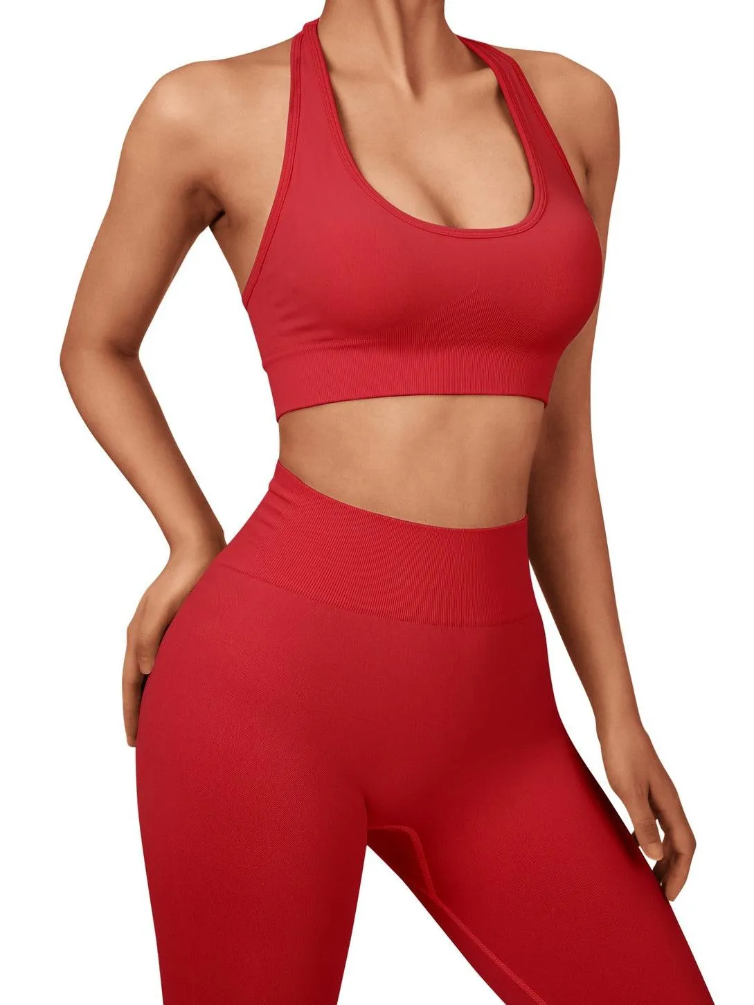 Backless Seamless Sports Bra