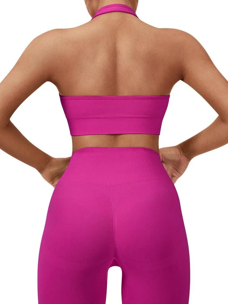 Backless Seamless Sports Bra