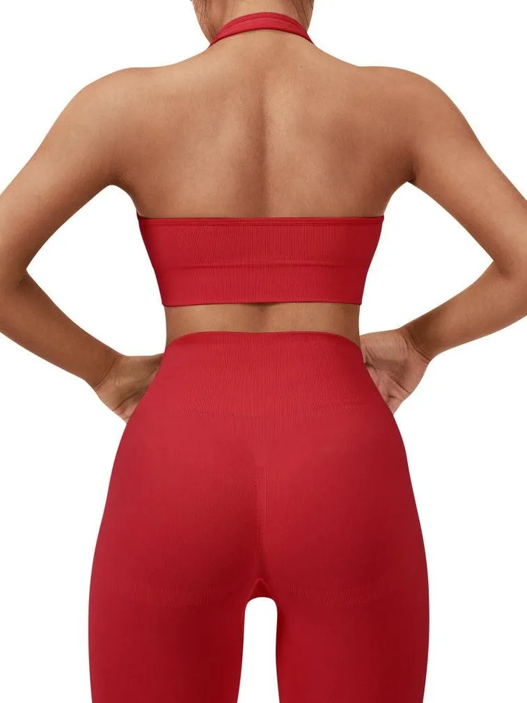 Backless Seamless Sports Bra