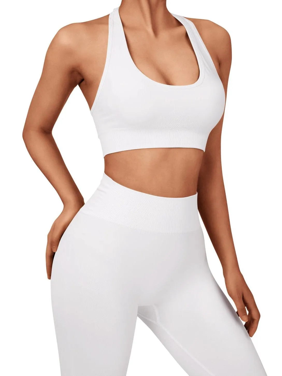 Backless Seamless Sports Bra