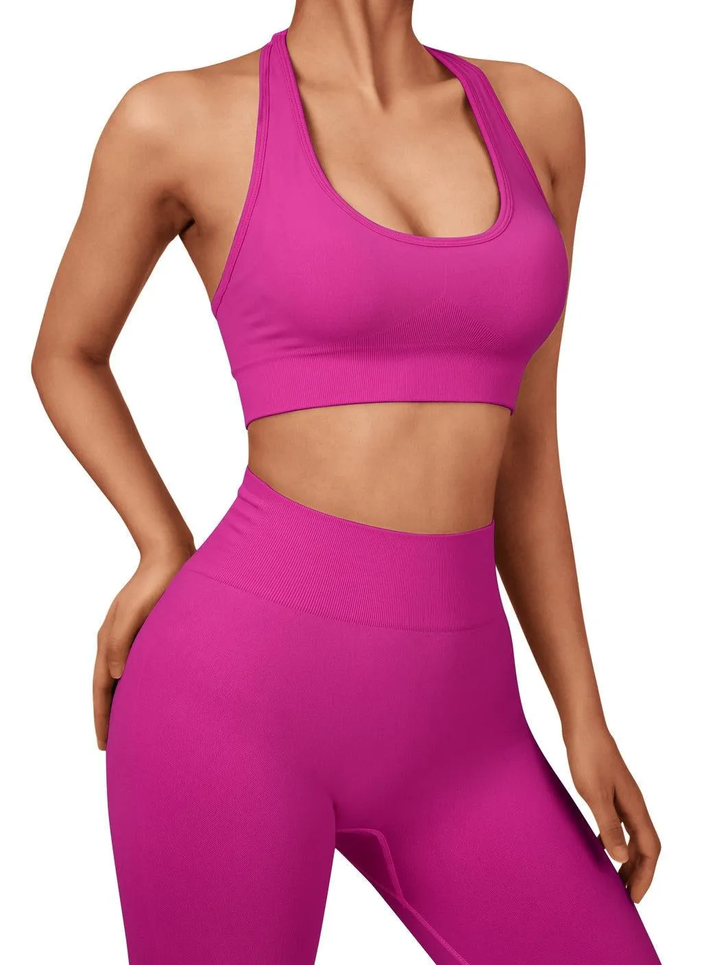 Backless Seamless Sports Bra