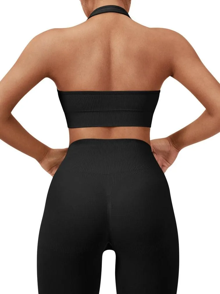 Backless Seamless Sports Bra