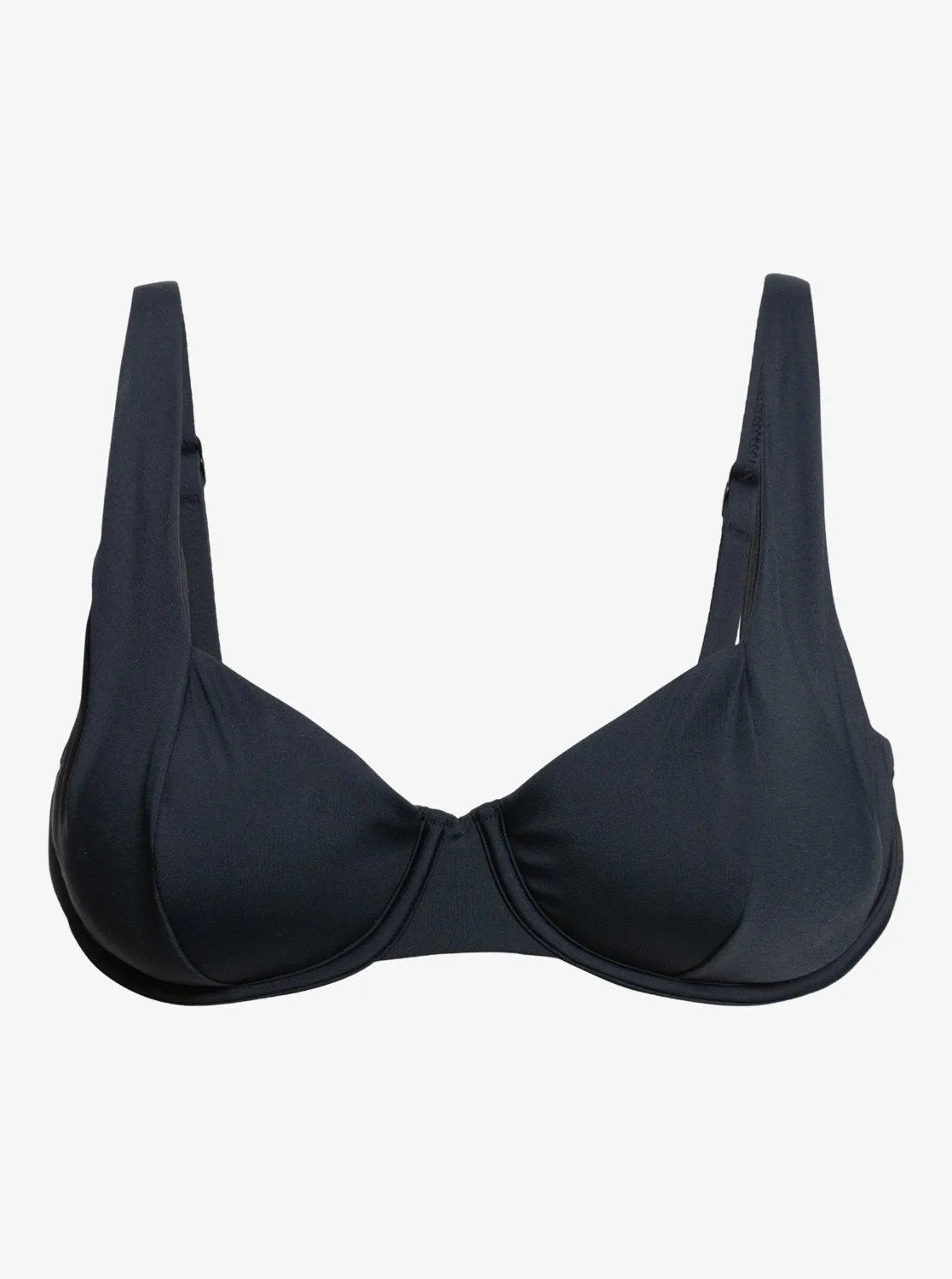 Beach Classics Underwired D-Cup Bikini Top - Anthracite