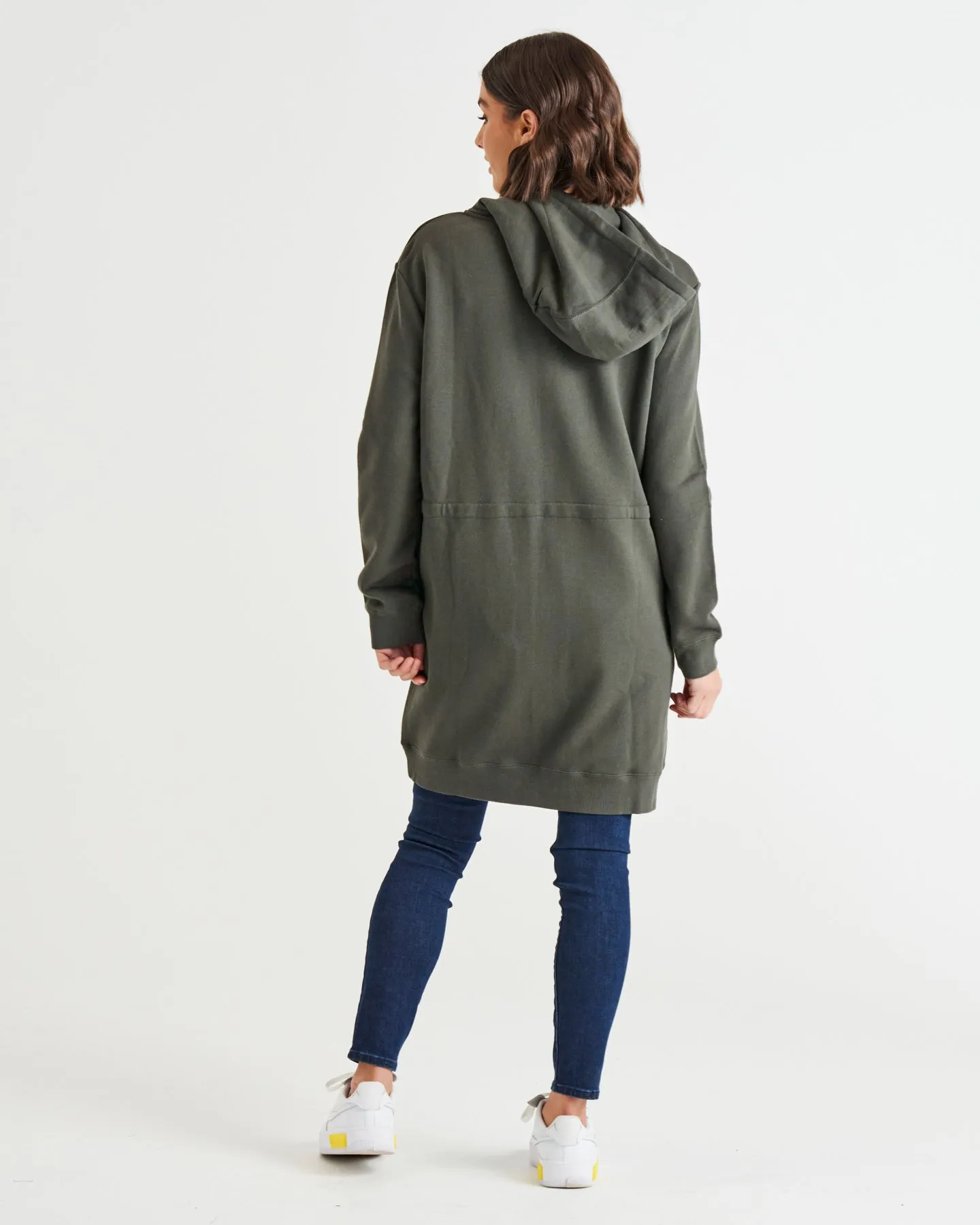 Betty Basics Anorak Sweat Jacket Khaki