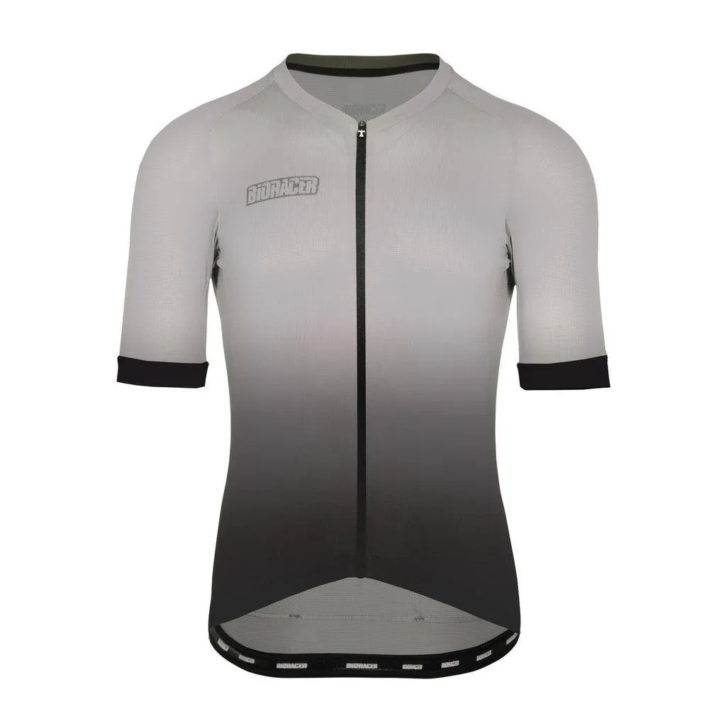 Bioracer Metalix Mens Cycling Jersey (Grey Gradient)