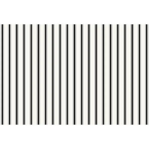 Black Ribbon Stripe Placemat Pack