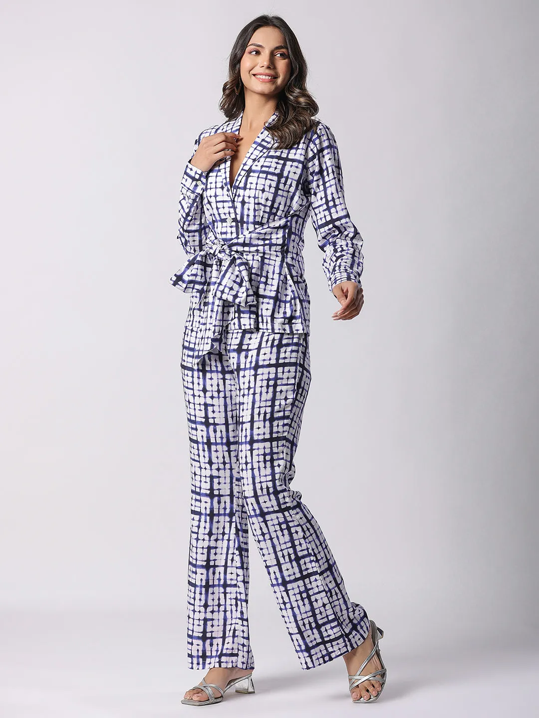 Blue Chic-Crafted Printed Modal Co-ord Set