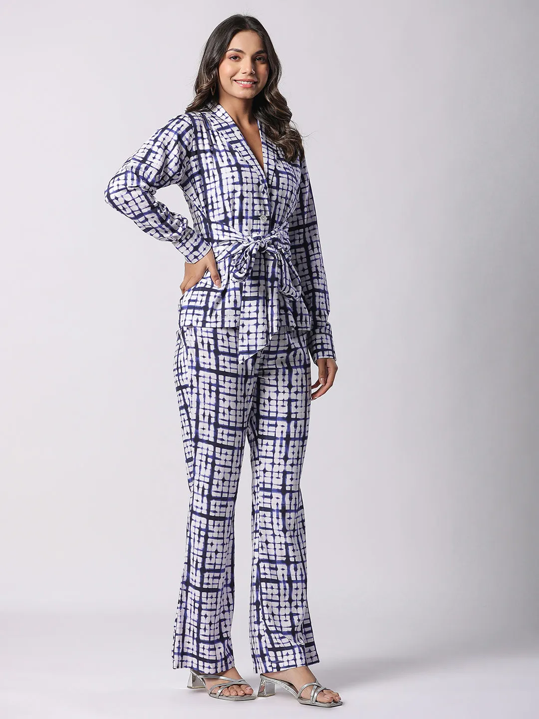 Blue Chic-Crafted Printed Modal Co-ord Set