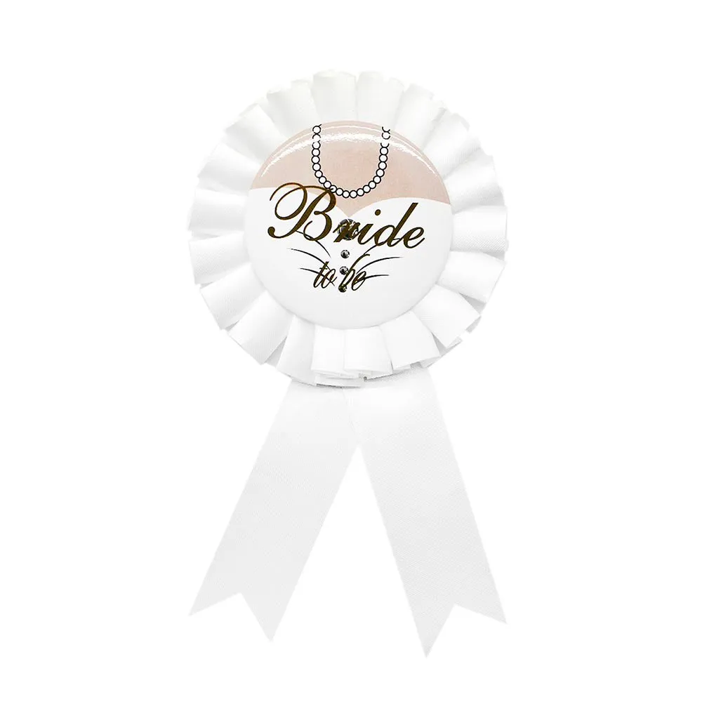 Bride To Be Ribbon Badge