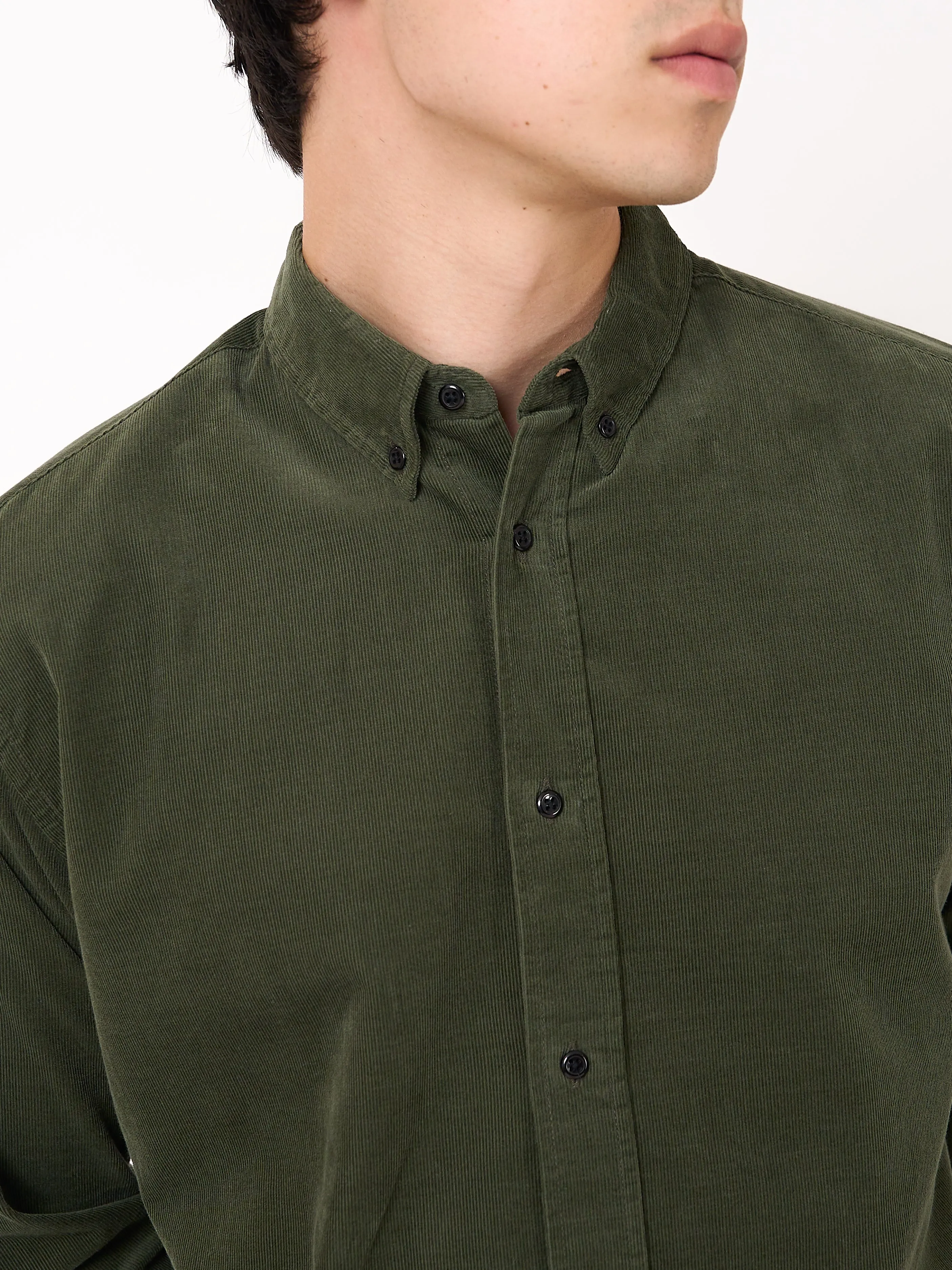 Brook Shirt Mersey Cord Green