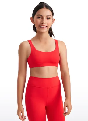 Butterluxe Girls Scoop Neck Sport Bra U Back