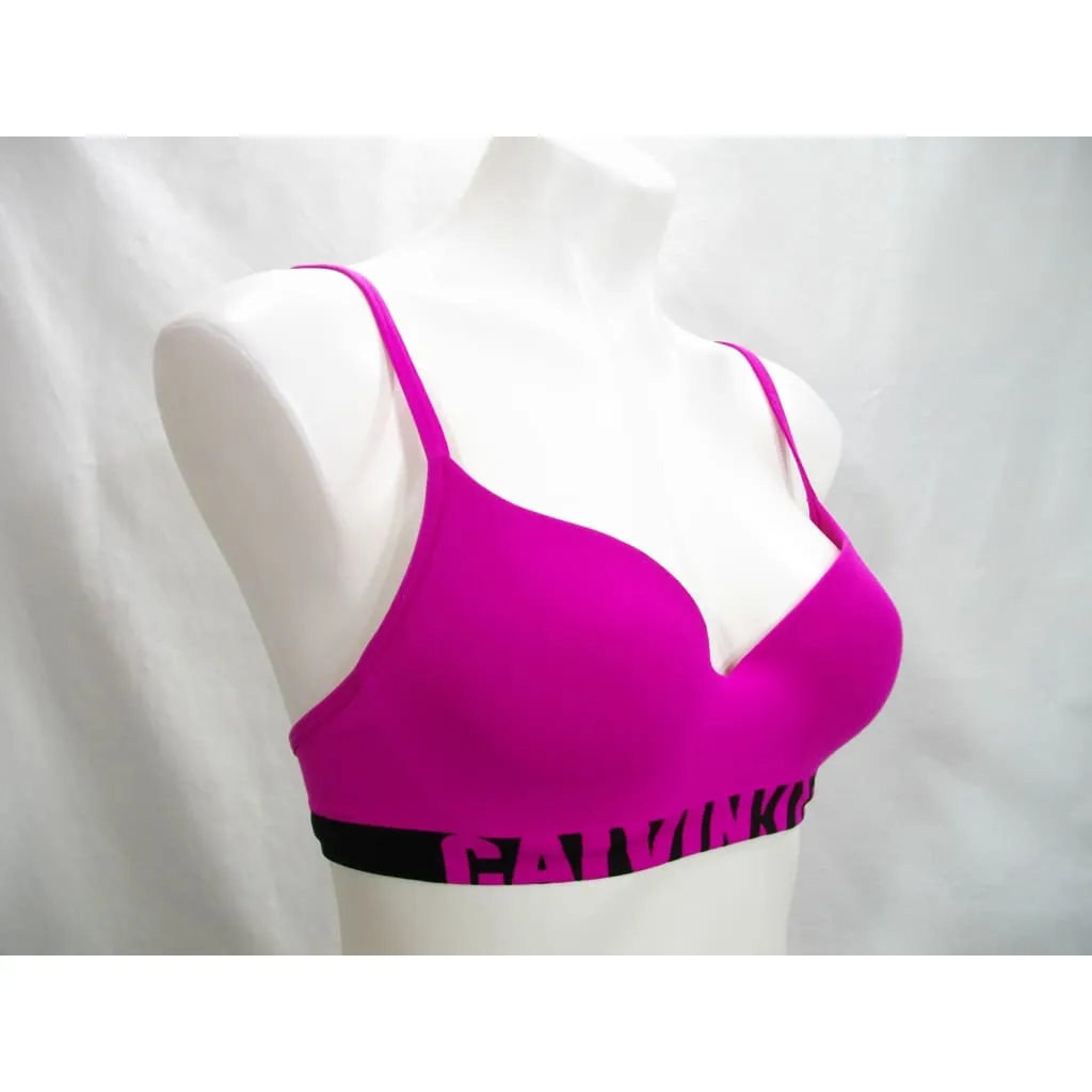 Calvin Klein QF1631 Seamless Logo Demi Lightly Lined Multiway UW Bra 32D Pink