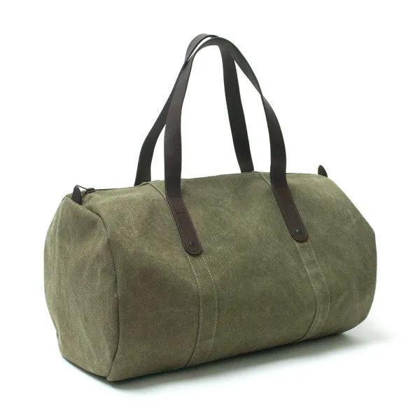 Canvas and Leather Duffle