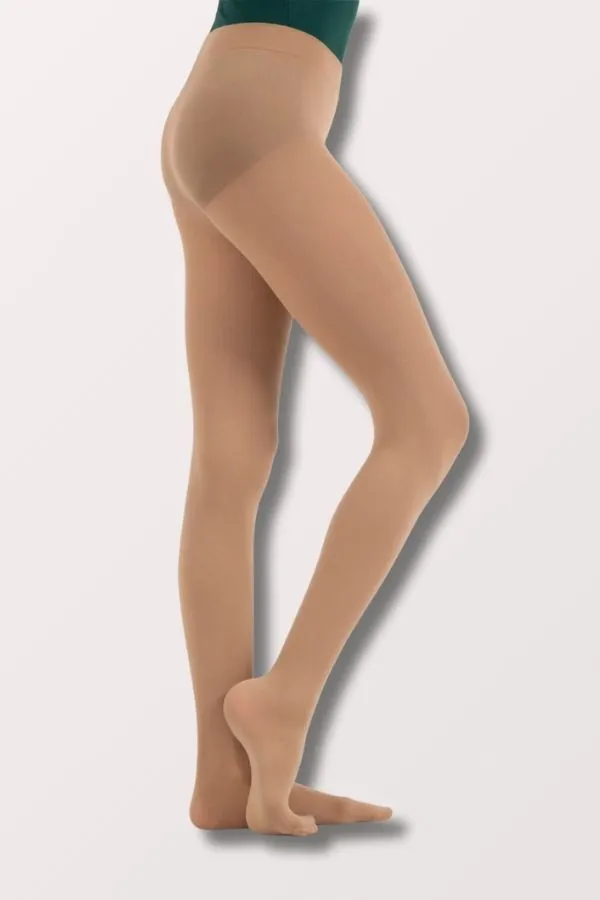 Children's Ultra Soft Footed Dance Tights (1915C) - Caramel