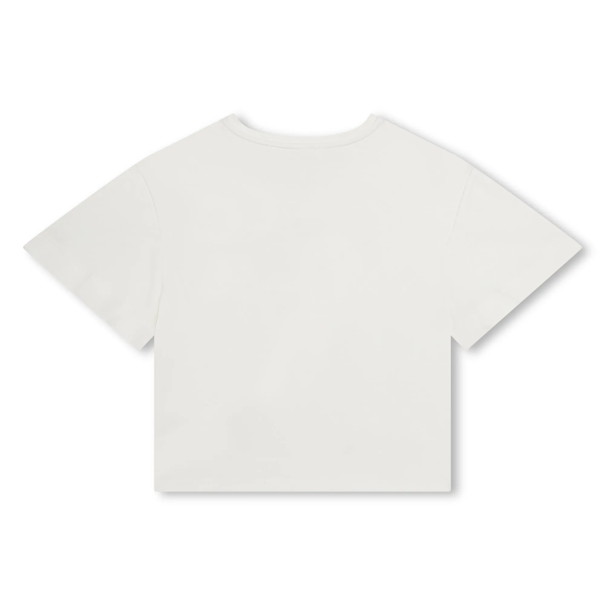 Chloé Off White Short Sleeve Logo Tee