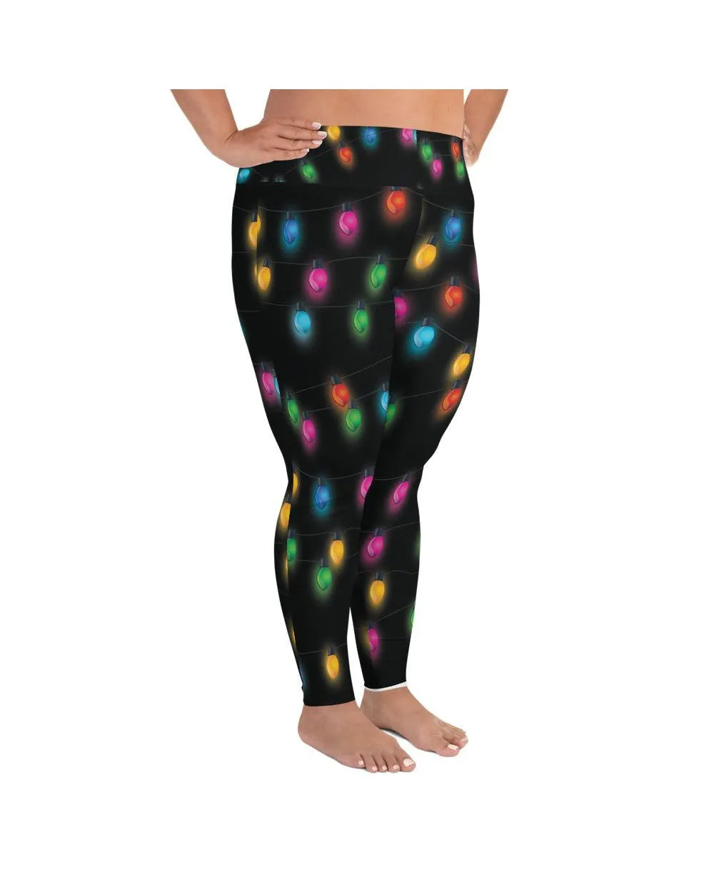 Christmas Lights Plus Size Leggings