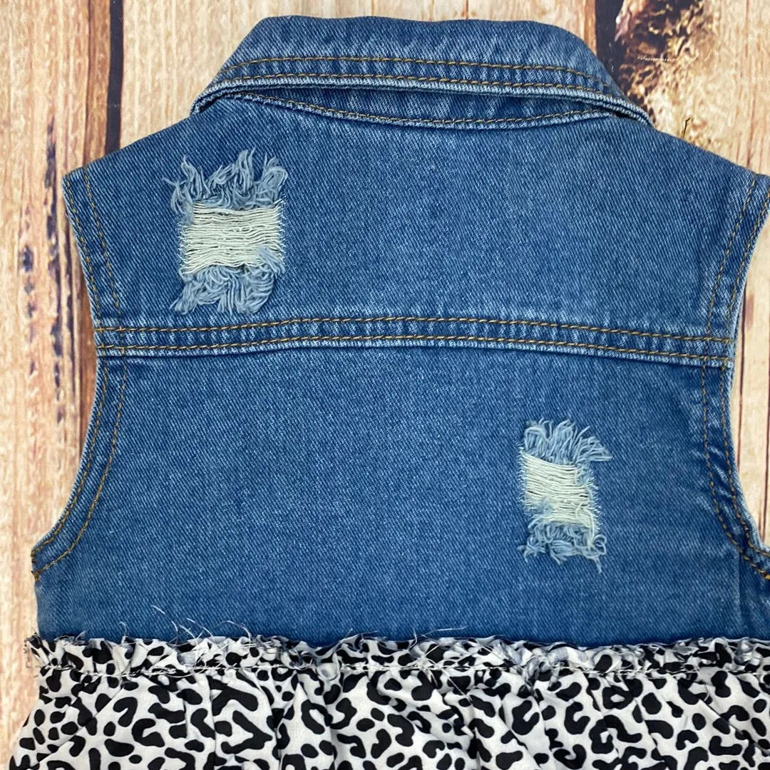 CLEARANCE ML Kids Leopard Back Vest