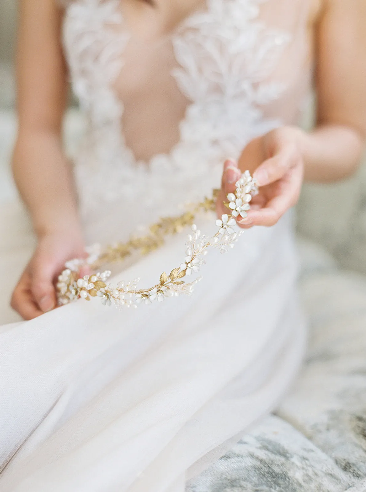 COLETTE | Floral Wedding Crown