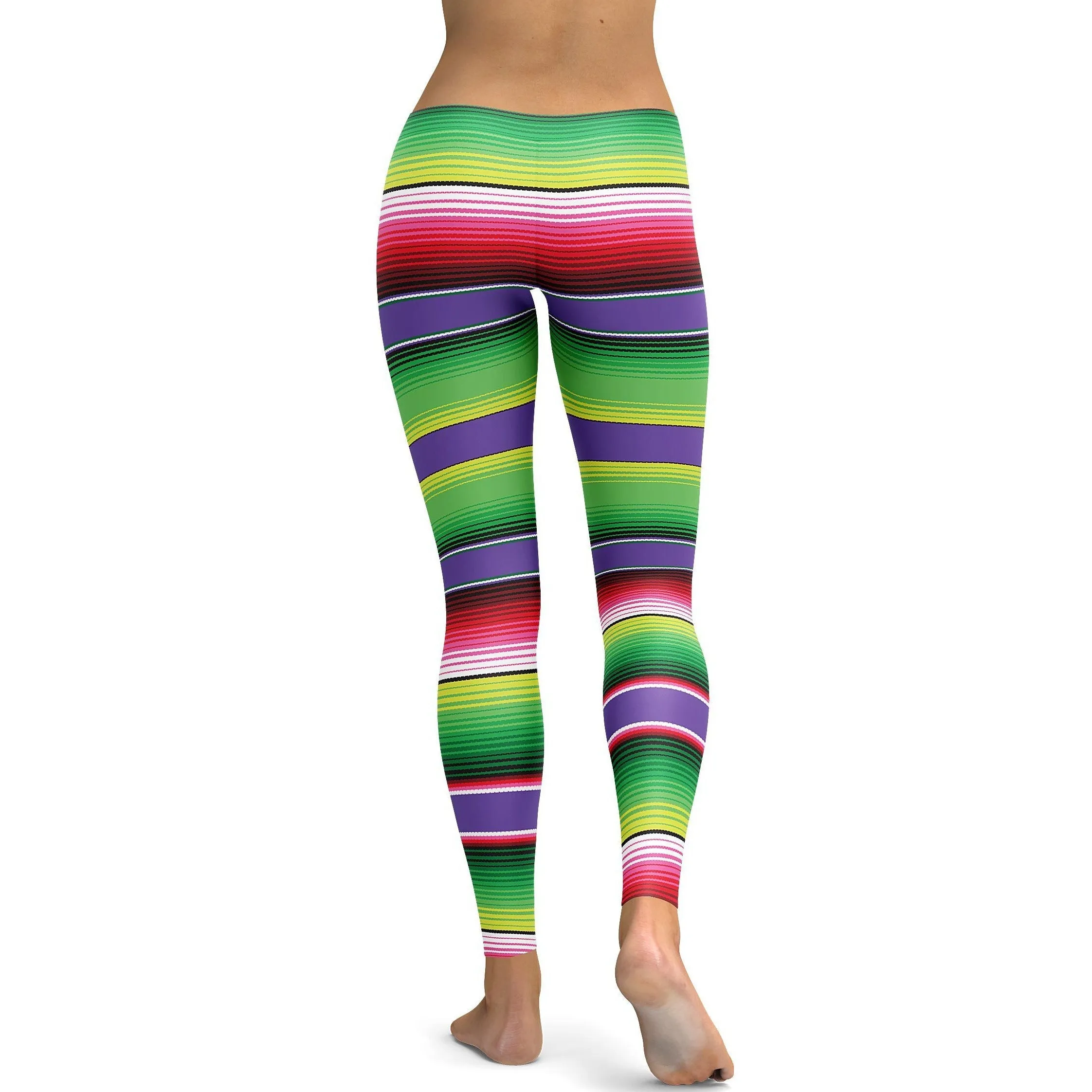 Colorful Mexican Serape Leggings