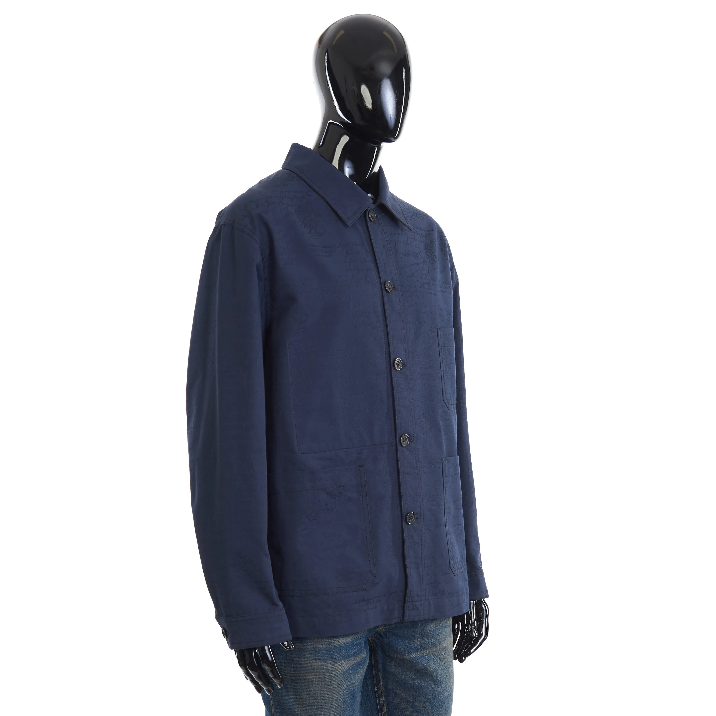 Cotton Scritto Field Jacket