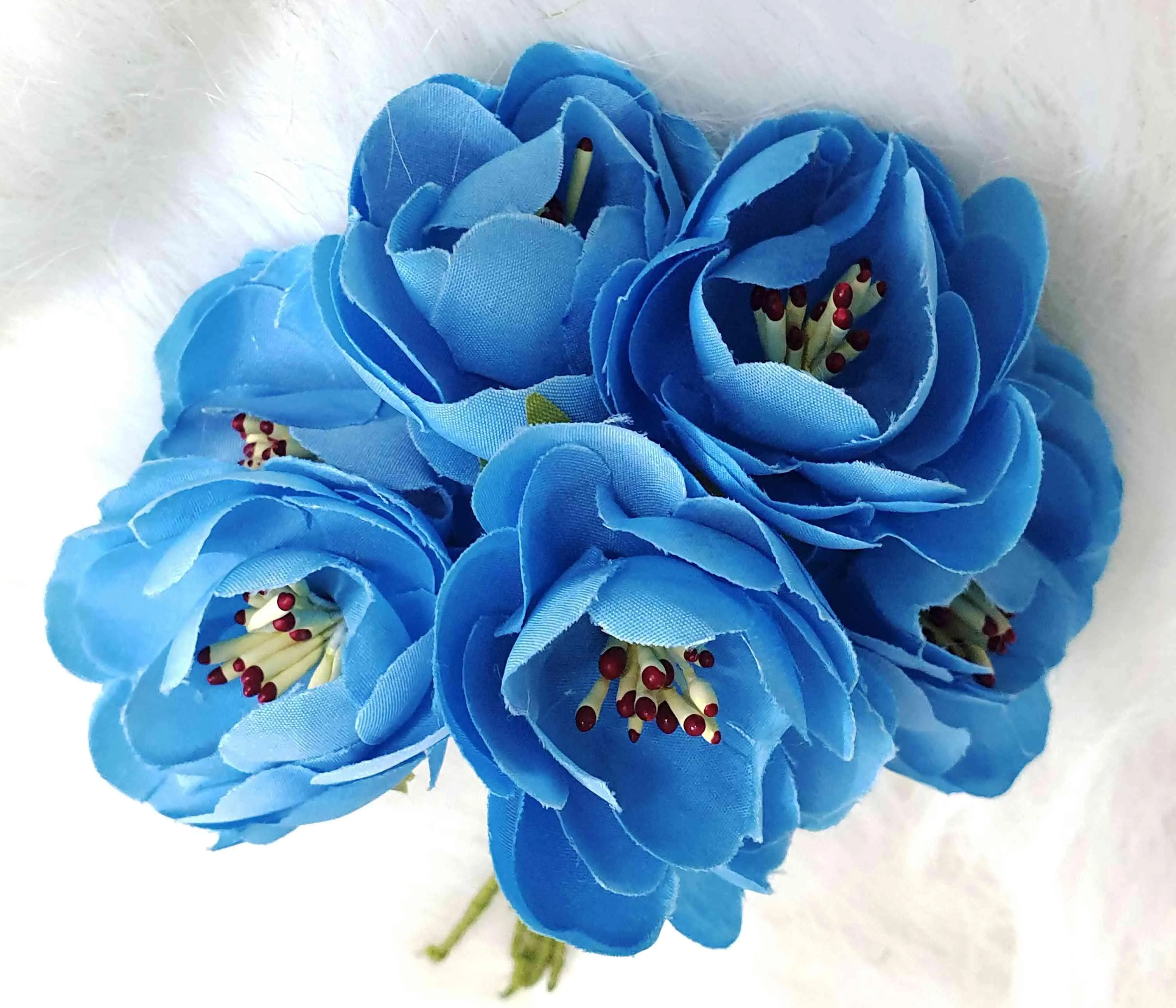 Decorative Artificial Blossom Fabric Flower for Party Decor Gifts, Craft or Textile -Design 22