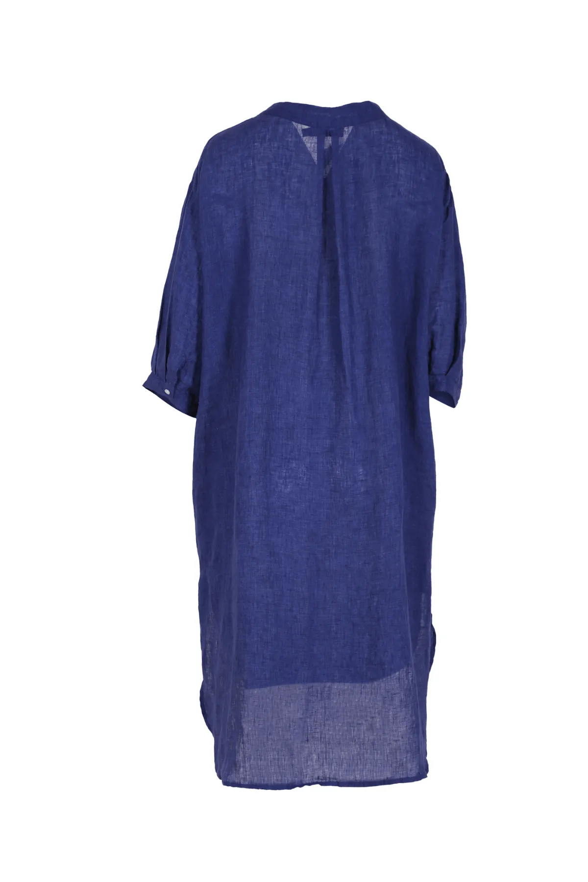 Denmark Shirt Dress Azul Blue in Linen