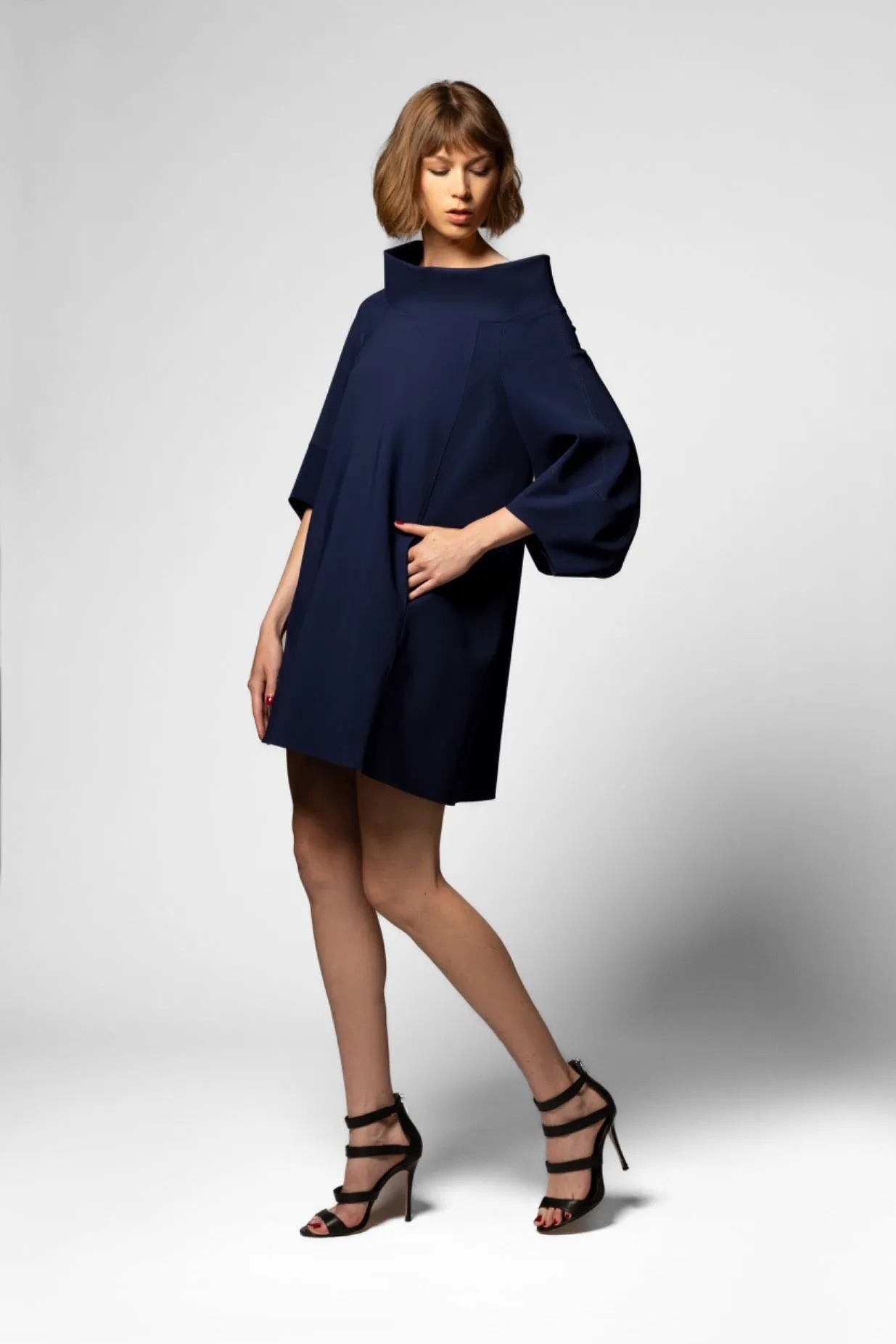 Durga Mini Tunic - Midnight