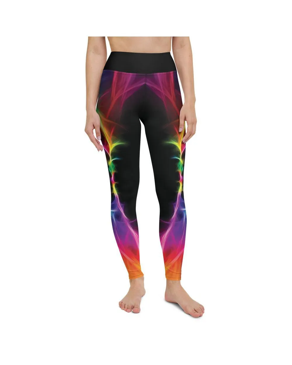 EDM Particle Wave Yoga Pants