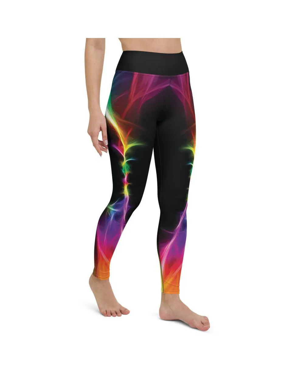 EDM Particle Wave Yoga Pants