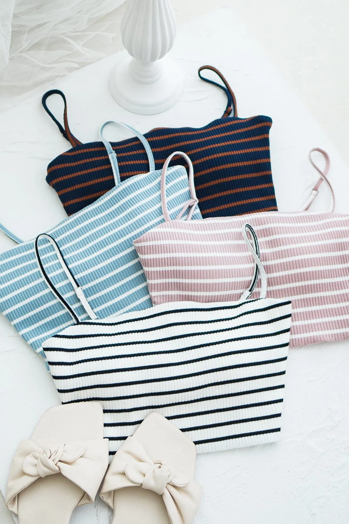 FELIZ STRIPES PADDED TOP IN BUNDLE