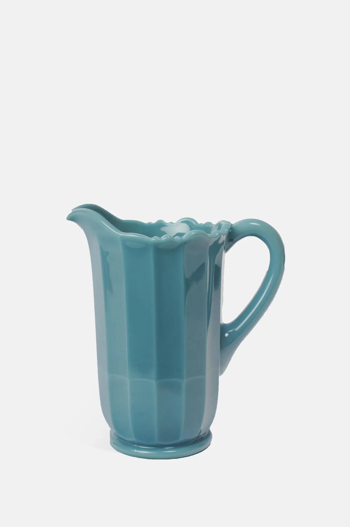 Georgia Blue Panel Pitcher