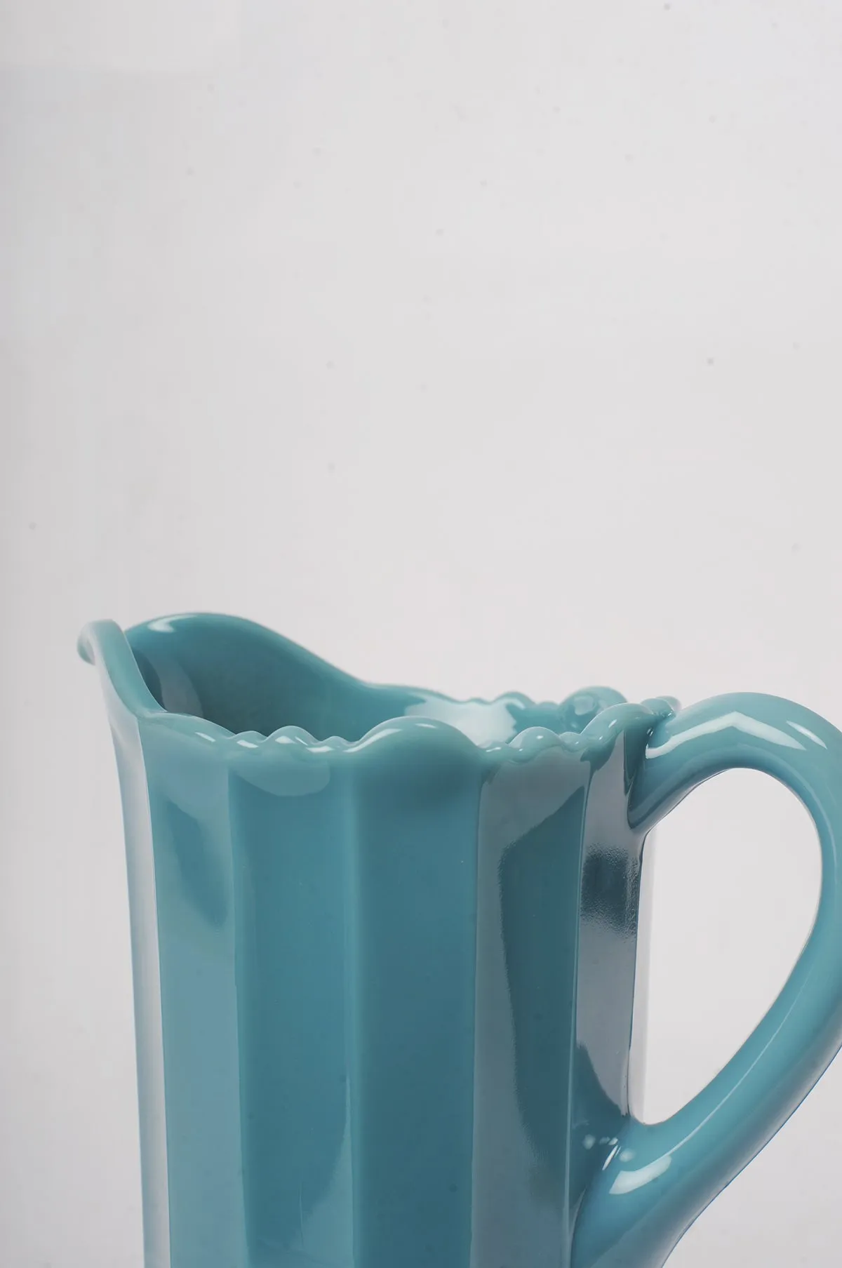 Georgia Blue Panel Pitcher