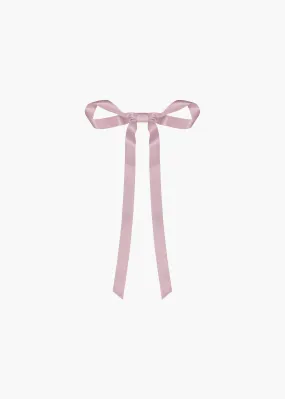 Gretta Bow Barrette -- Lilac