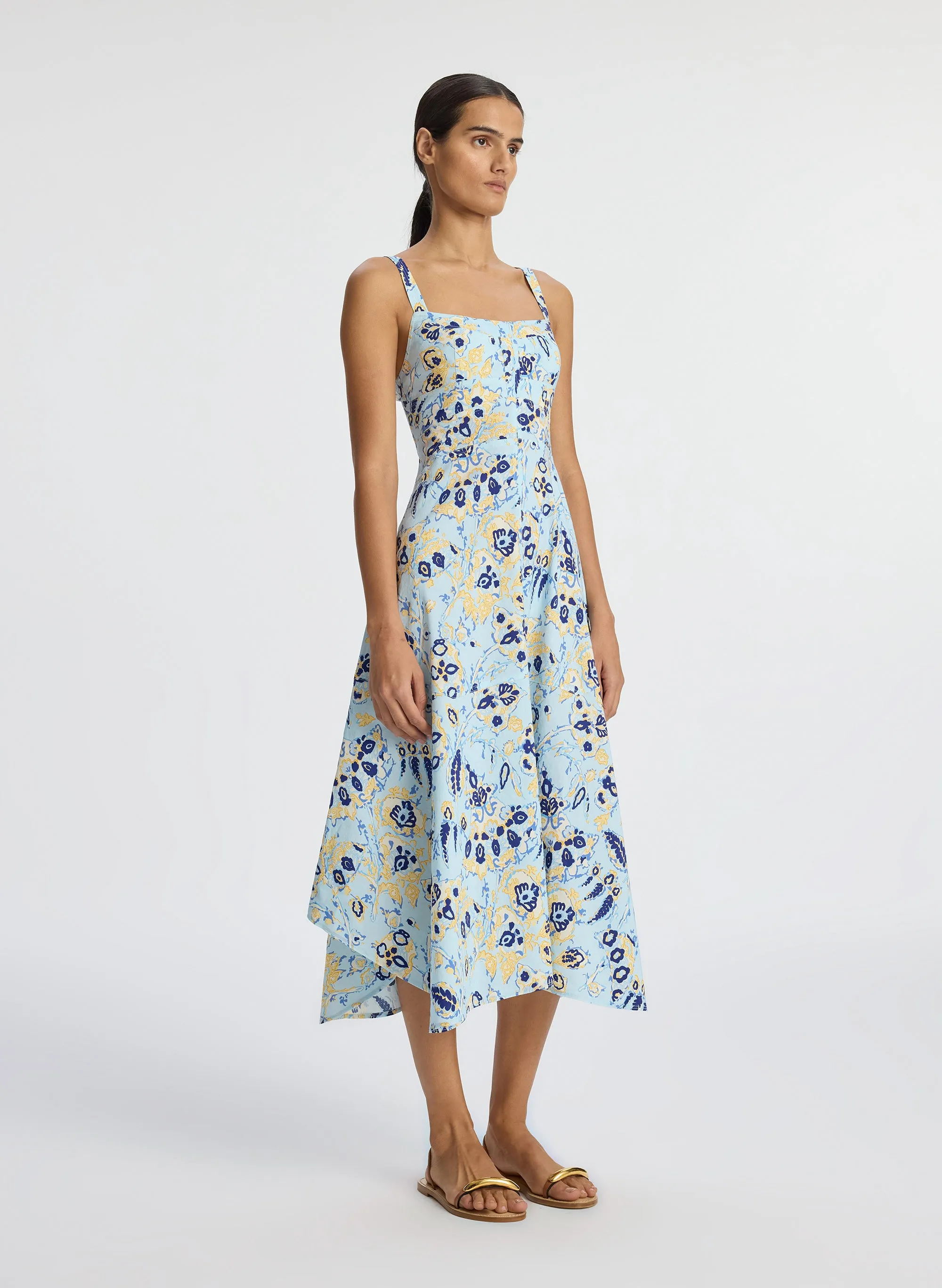 Harlow Linen Midi Dress