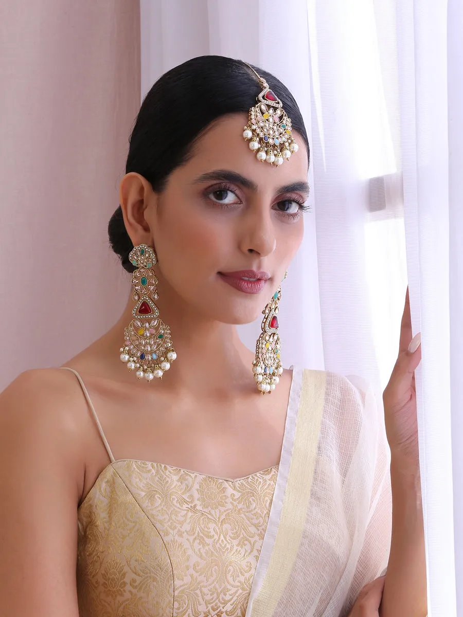 Harshita Earrings & Tikka