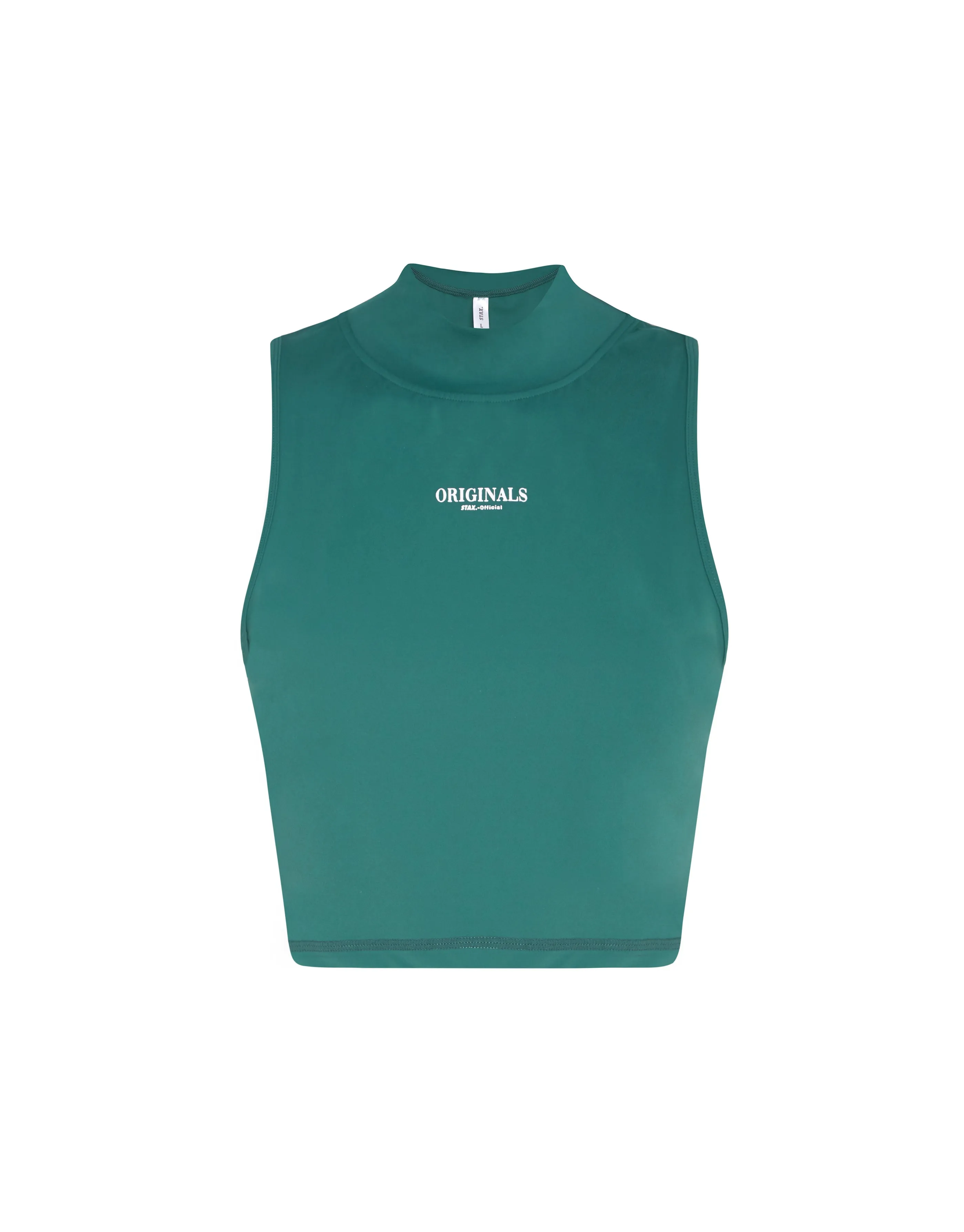 High Neck Cropped Tank NANDEX ™ Aspen - Green