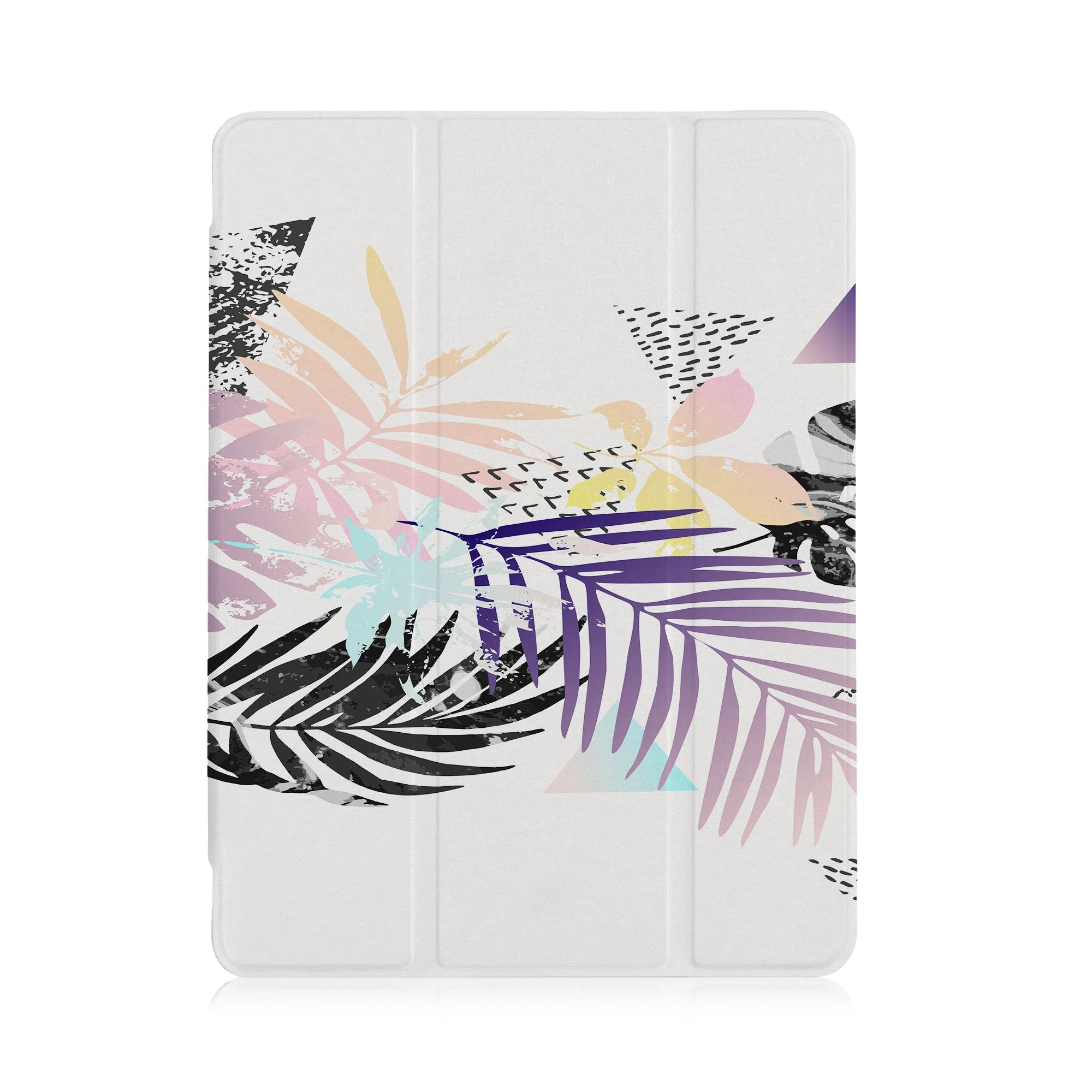 iPad SeeThru Case - Marble Flower