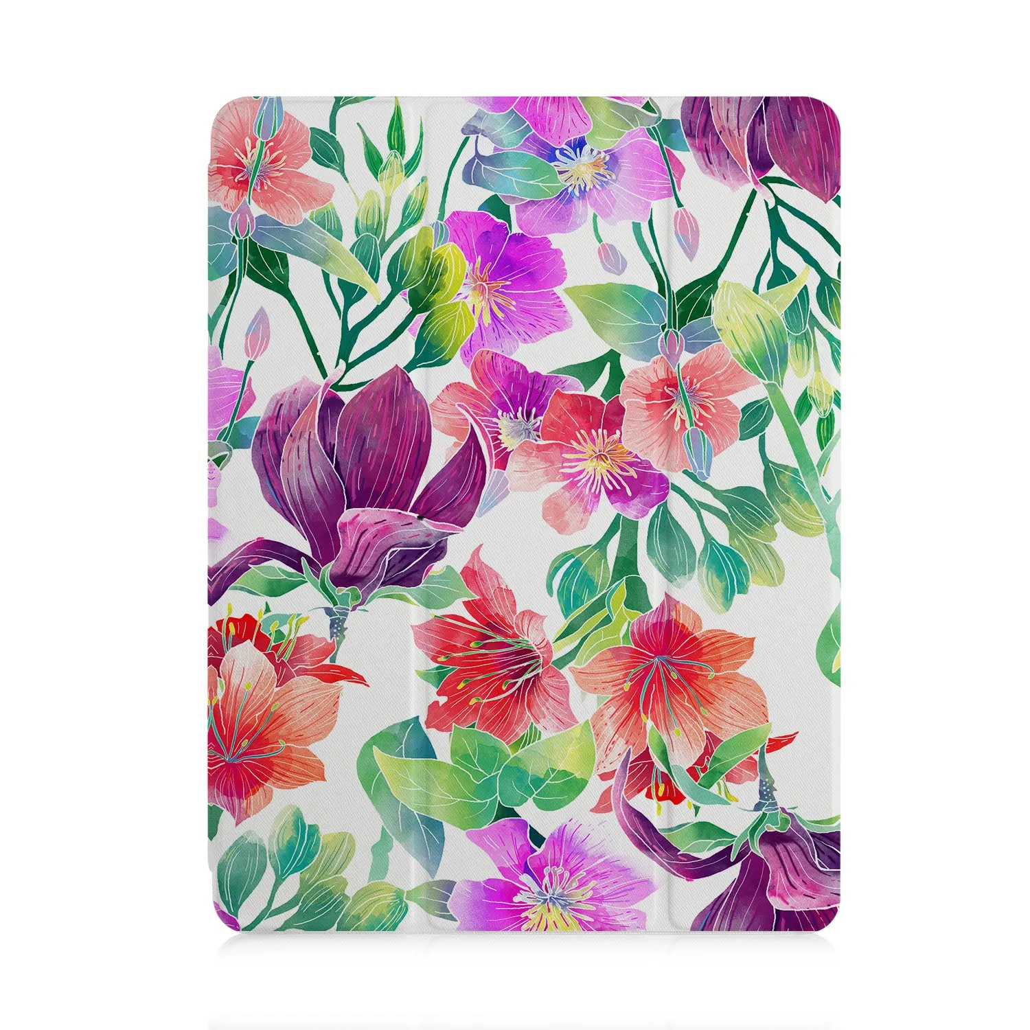 iPad Trifold Case - Watercolor Flower