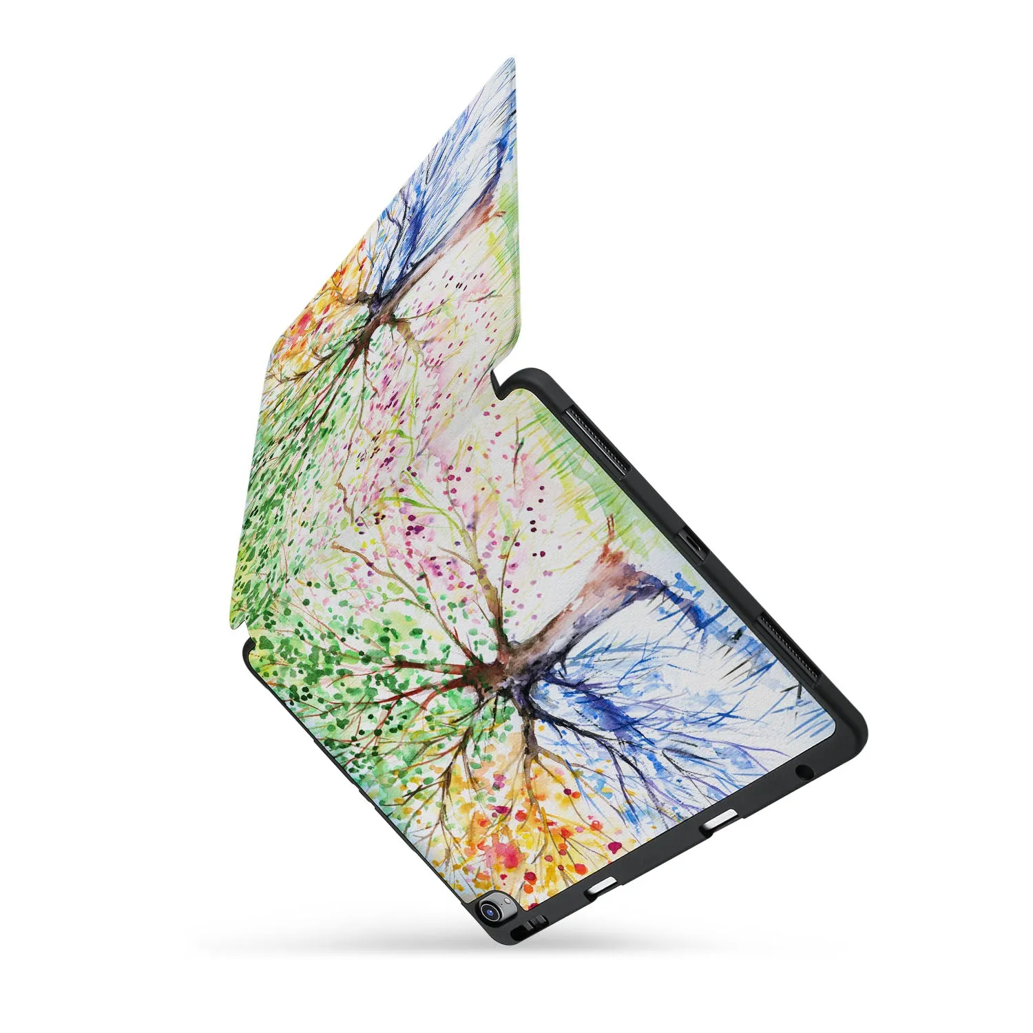 iPad Trifold Case - Watercolor Flower