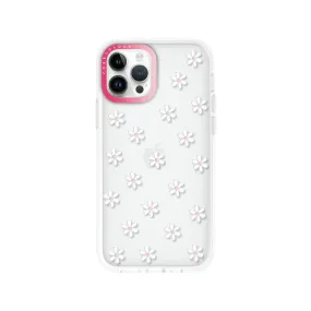 iPhone 12 Pro White Flower Mini Phone Case