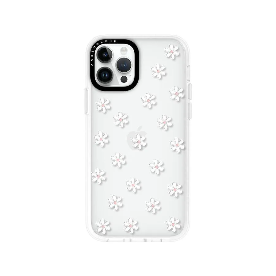 iPhone 12 Pro White Flower Mini Phone Case