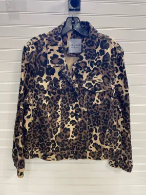 Jacket Denim By Bagatelle In Animal Print, Size: Xl