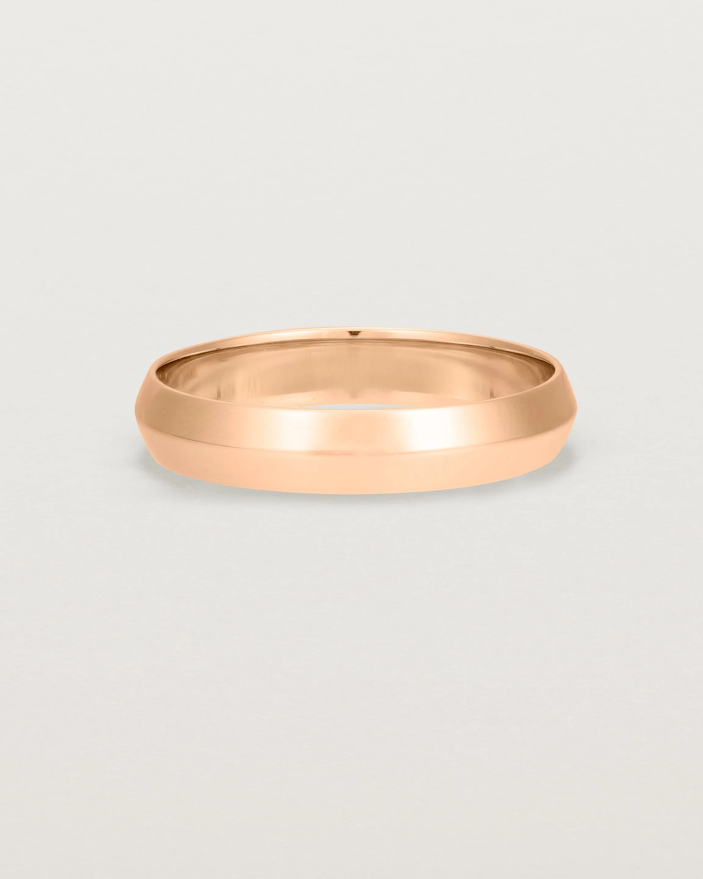 Knife Edge Wedding Ring | 4mm